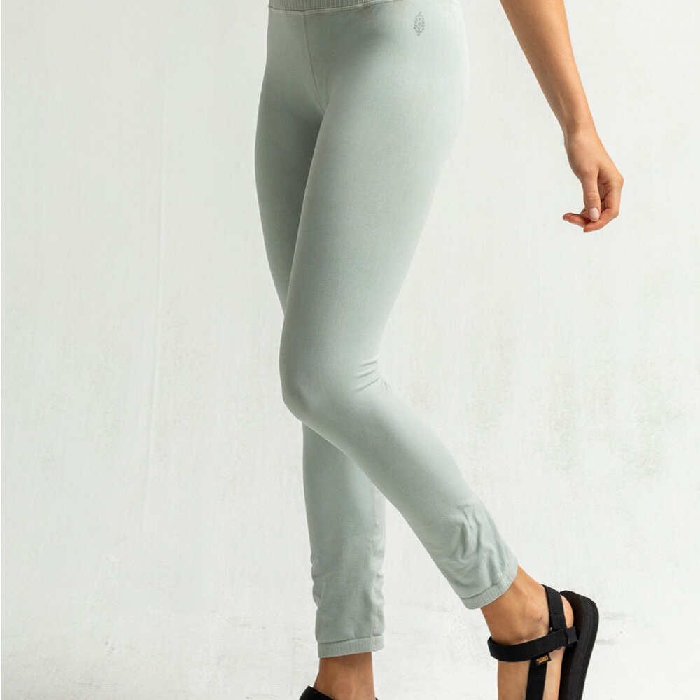 FREE PEOPLE Good Karma Womens Sea Glass Leggings